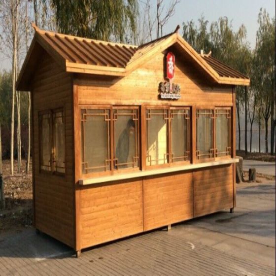 北京复古实木售卖亭加工